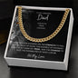 Cuban Neck Chain for Dad - Pride and Courage