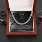 Cuban Neck Chain for Dad - Pride and Courage