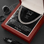 Cuban Neck Chain for Dad - Pride and Courage