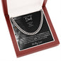 Cuban Neck Chain for Dad - Pride and Courage