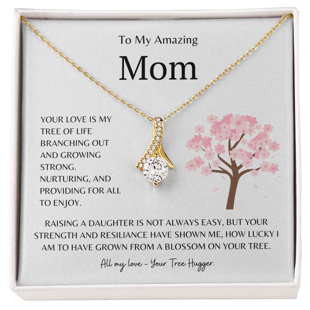 Mother's Day Necklace from Daughter - Your Blossom