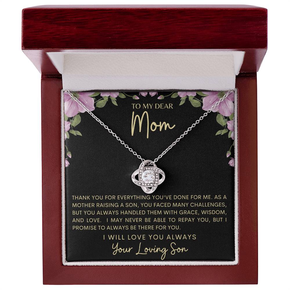 Mothers Day Gift for Mom from Son - My Dear Mom