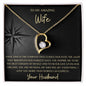 Wife Heart Necklace from Husband | To My Amazing Wife