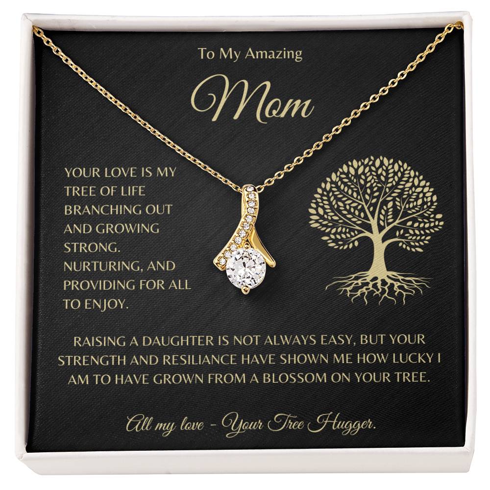 Mom Necklace with Message Card -  MyTree of Life