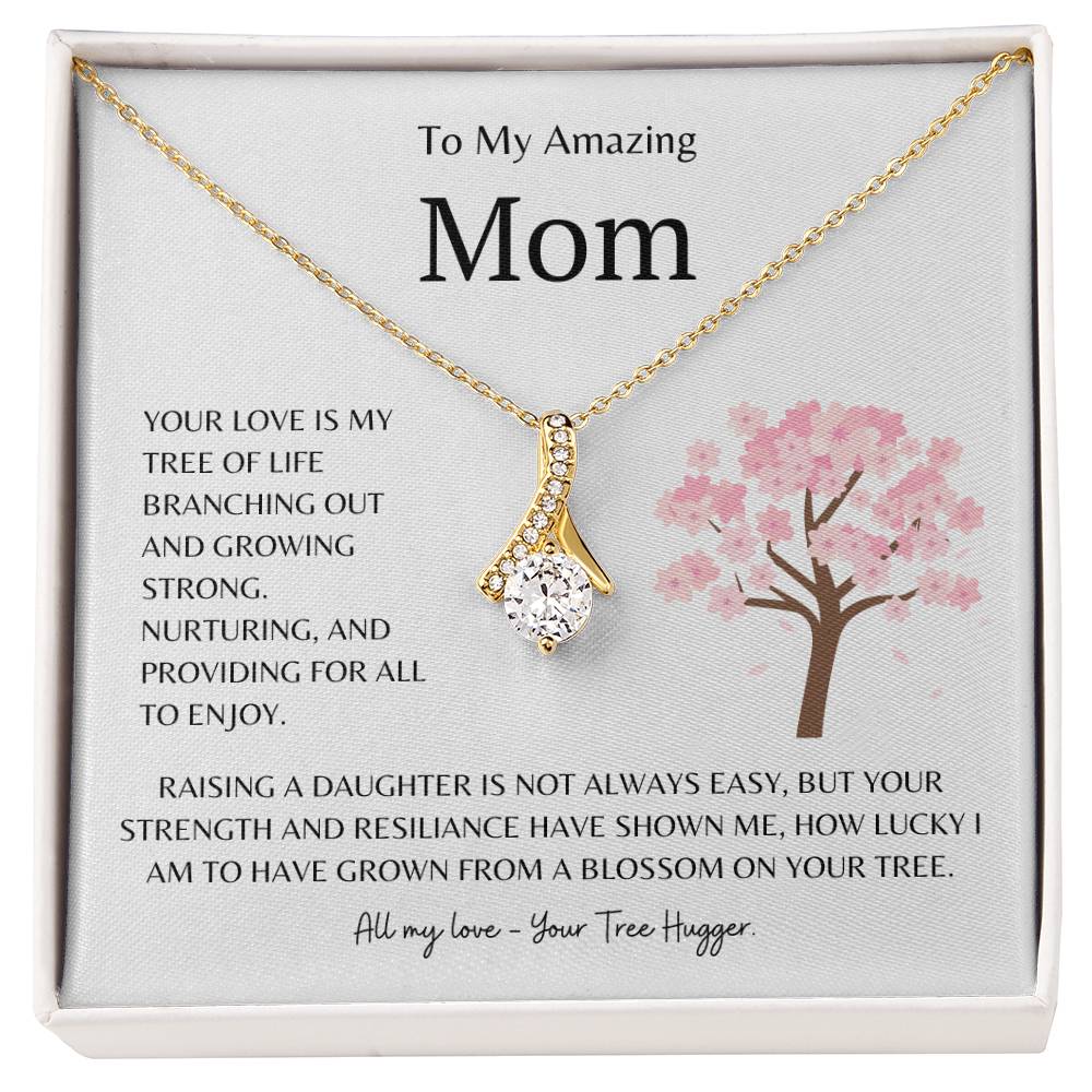 Mother's Day Necklace from Daughter - Your Blossom