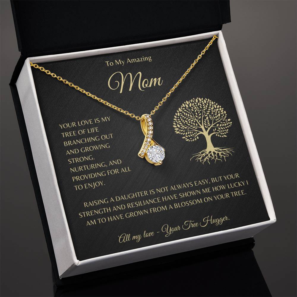 Mom Necklace with Message Card -  MyTree of Life