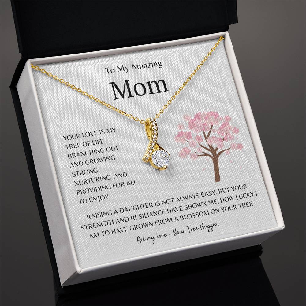 Mother's Day Necklace from Daughter - Your Blossom