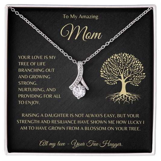 Mom Necklace with Message Card -  MyTree of Life