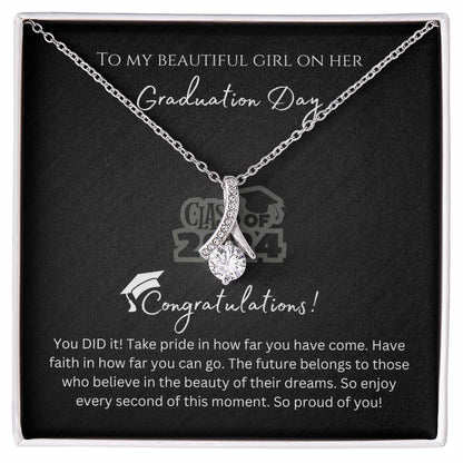 Necklace for Daughter's Graduation - With Message Card