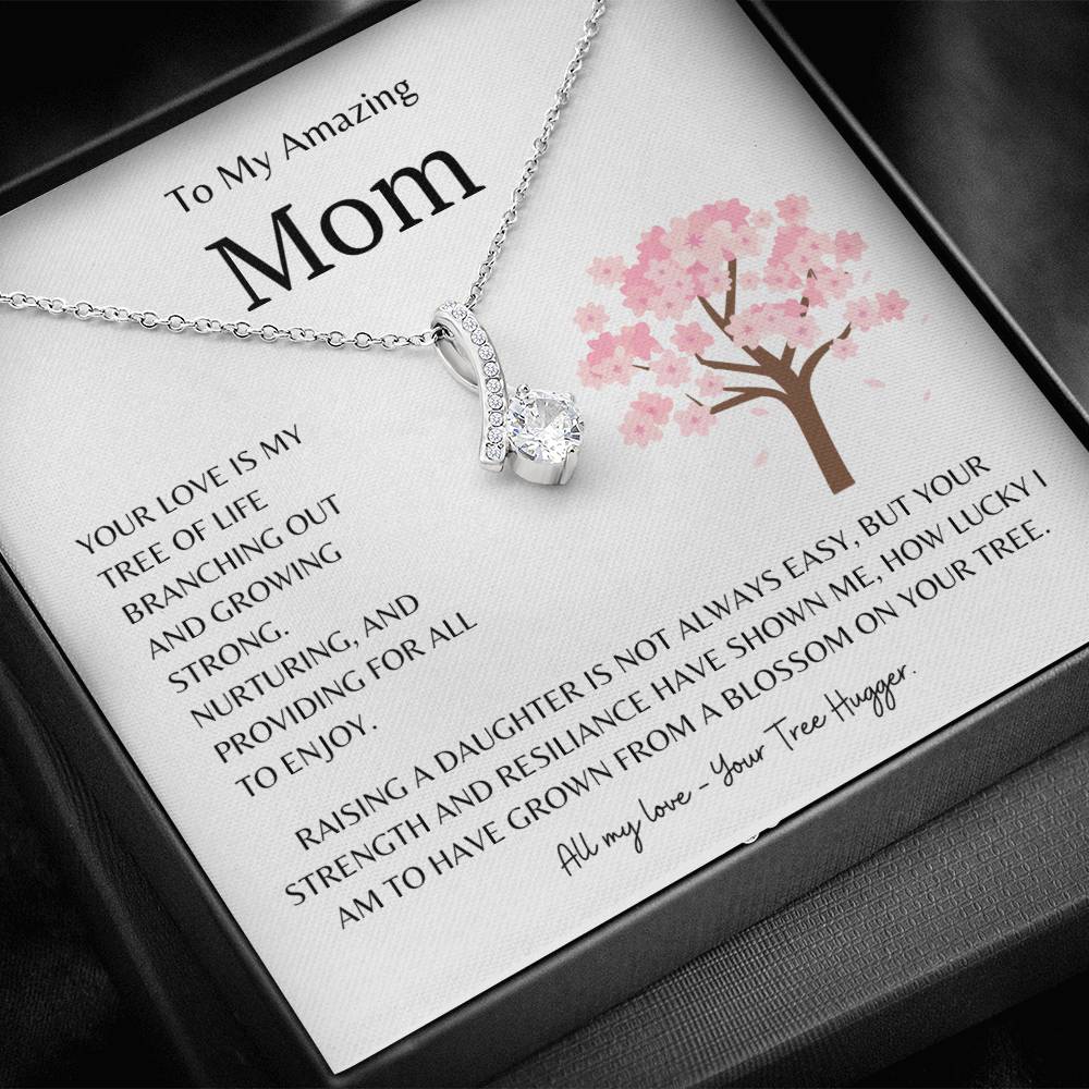 Mother's Day Necklace from Daughter - Your Blossom