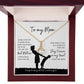 Best Mother Necklace from Son - Stay Forever in My Heart