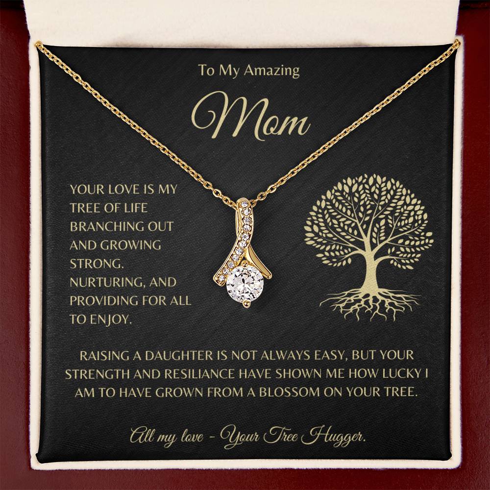 Mom Necklace with Message Card -  MyTree of Life