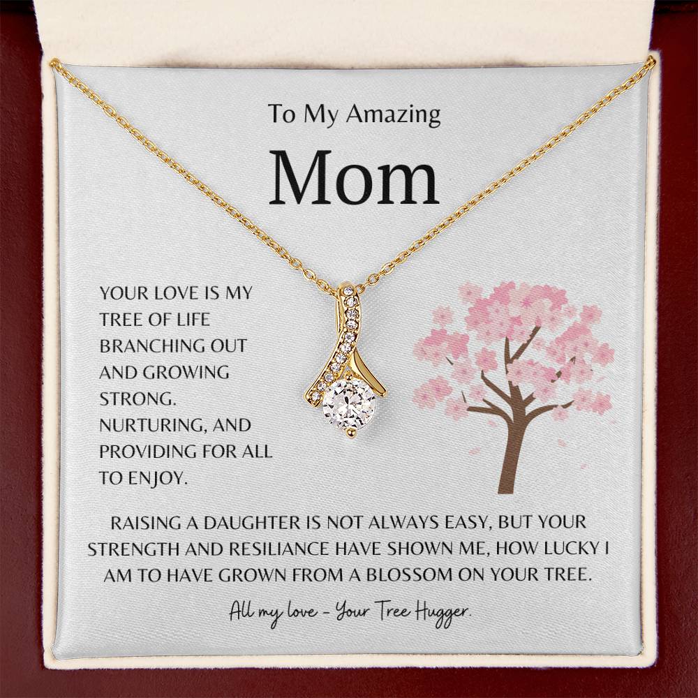 Mother's Day Necklace from Daughter - Your Blossom