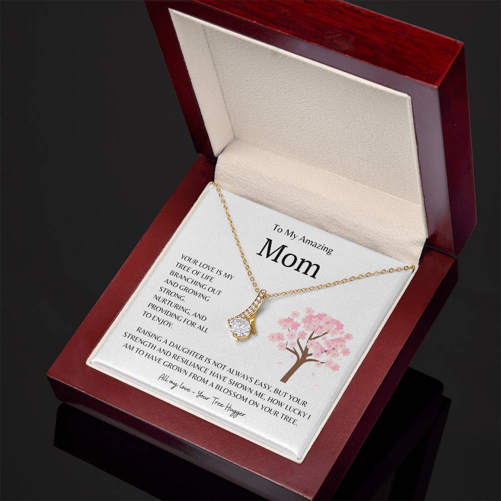 Mother's Day Necklace from Daughter - Your Blossom