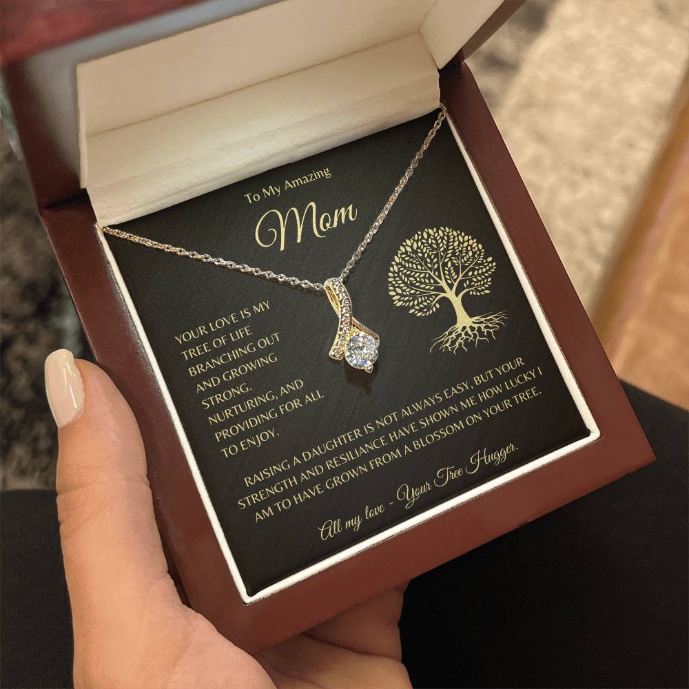 Mom Necklace with Message Card -  MyTree of Life