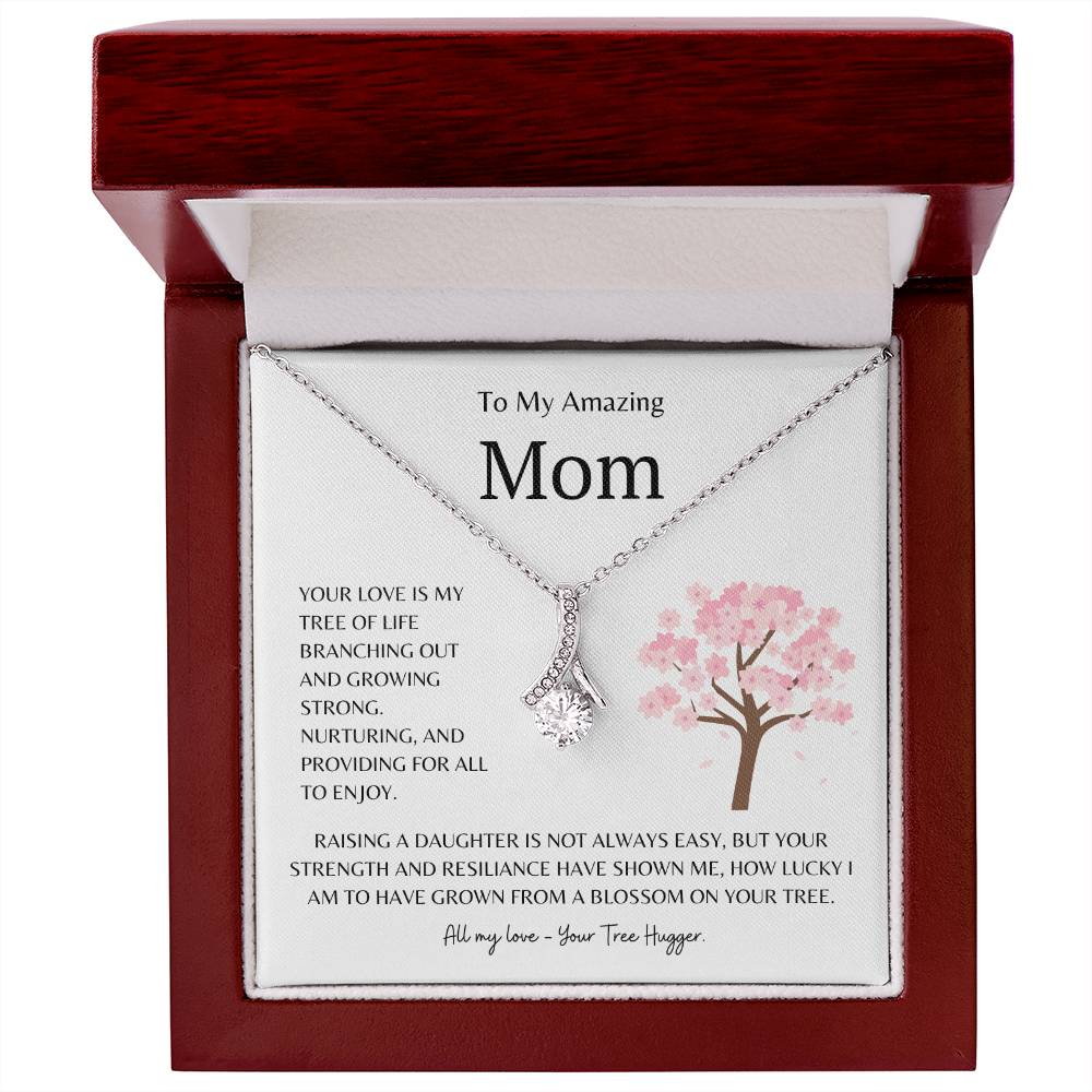 Mother's Day Necklace from Daughter - Your Blossom