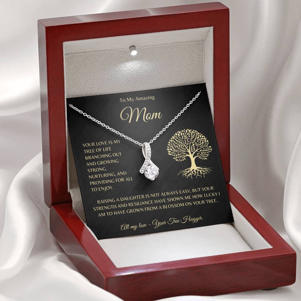 Mom Necklace with Message Card -  MyTree of Life