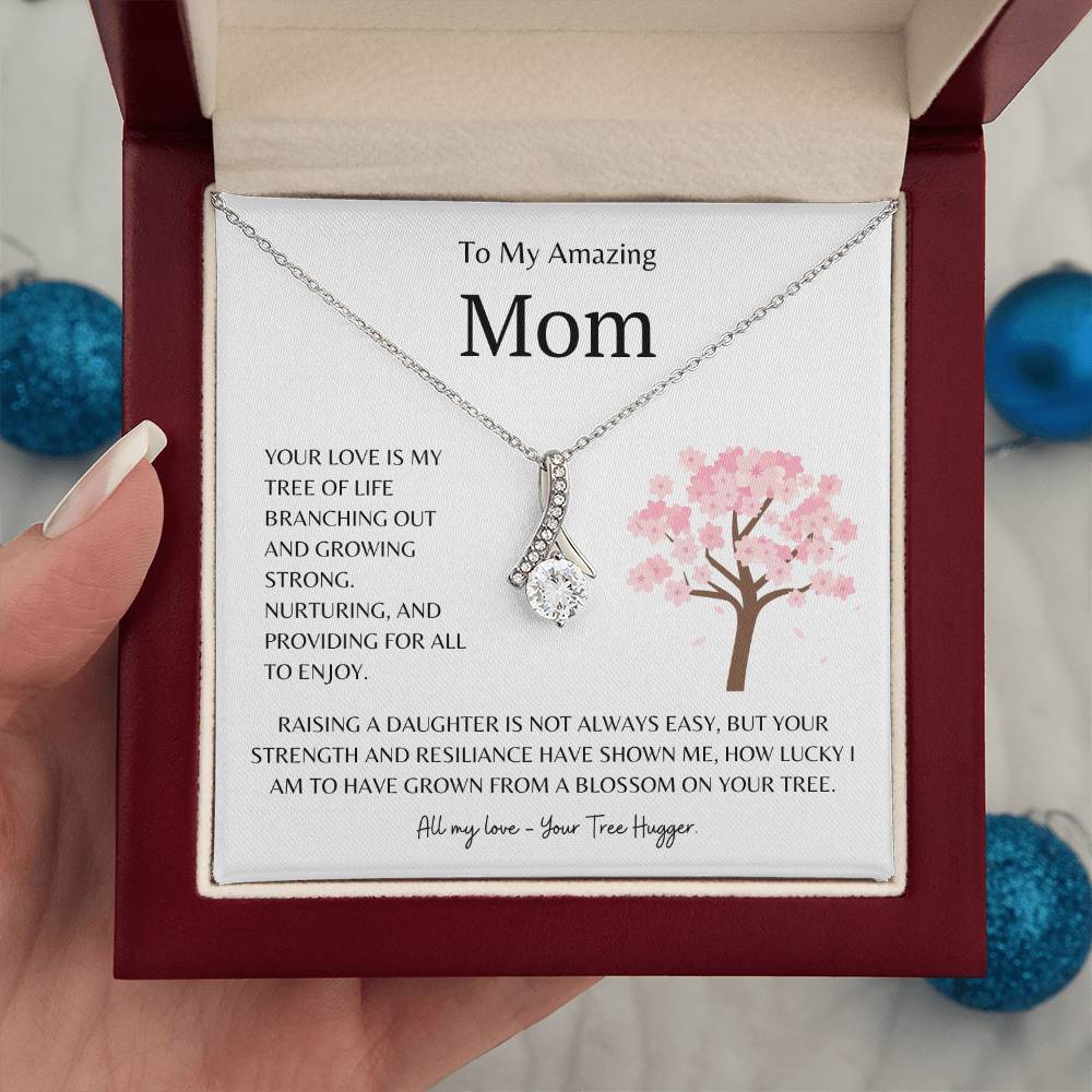 Mother's Day Necklace from Daughter - Your Blossom