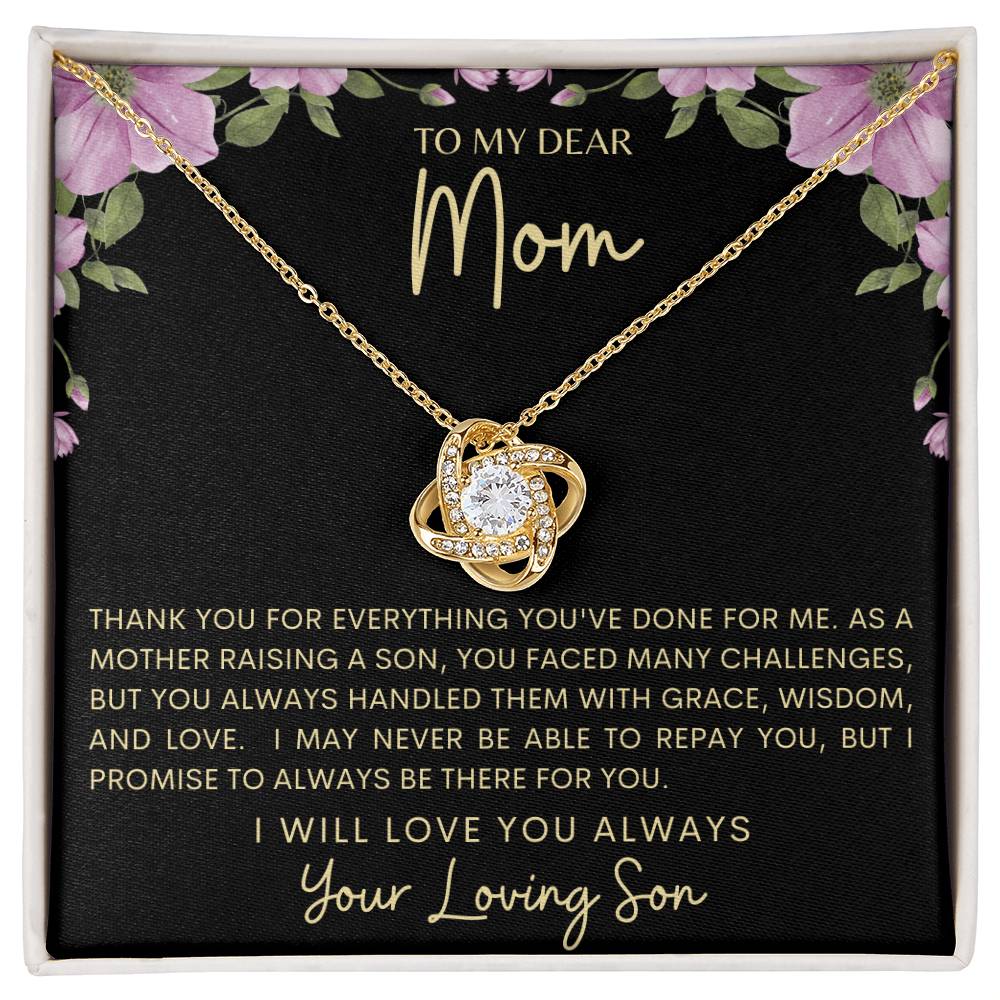 Mothers Day Gift for Mom from Son - My Dear Mom