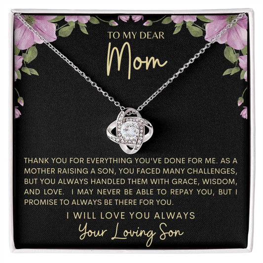 Mothers Day Gift for Mom from Son - My Dear Mom