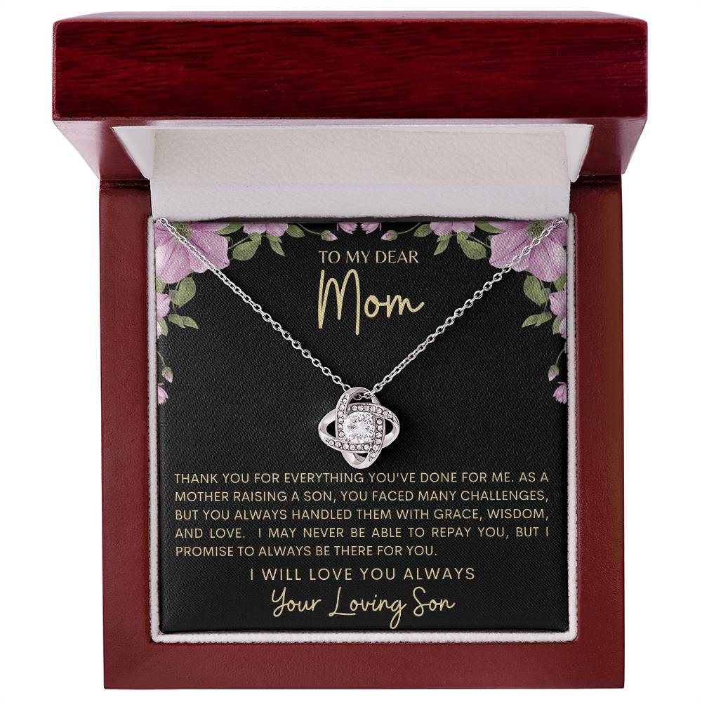 Mothers Day Gift for Mom from Son - My Dear Mom